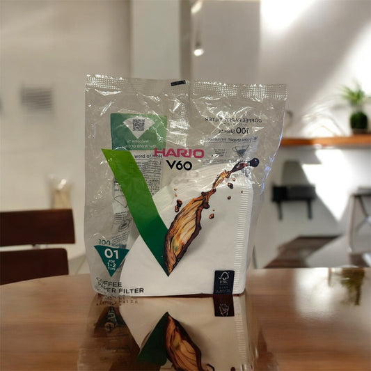 Hario V60 paper Filters size 01 100 pack